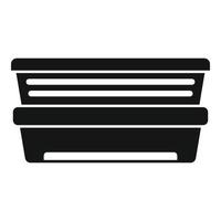 Solarium shape icon simple vector. Spa salon vector