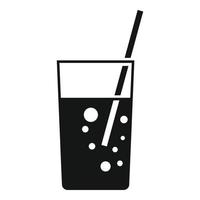 Summer soda icon simple vector. Water park vector