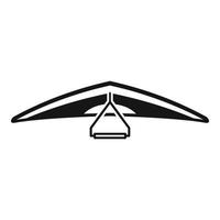 Glasses hang glider icon simple vector. Para air vector