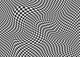 abstract optical illusion checker board background vector