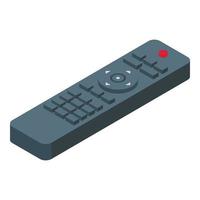 Smart TV box remote control icon isometric vector. Video internet vector