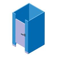 Public toilet icon isometric vector. Wc restroom vector