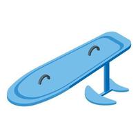 Kitesurfing board icon isometric vector. Wind surf vector