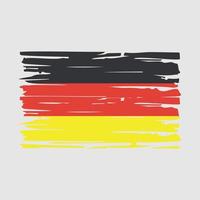 cepillo de bandera de alemania vector