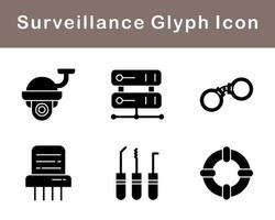 Surveillance Vector Icon Set