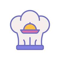 chef hat icon for your website design, logo, app, UI. vector