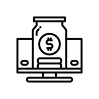 ahorro icono para tu sitio web, móvil, presentación, y logo diseño. vector