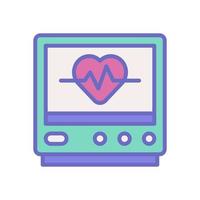 cardiograma icono para tu sitio web diseño, logo, aplicación, ui vector