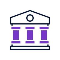 palacio de justicia icono para tu sitio web diseño, logo, aplicación, ui vector