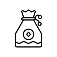 gift bag icon for your website design, logo, app, UI. vector