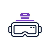 vr glasses icon for your website, mobile, presentation, and logo design. vector