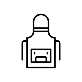 delantal icono para tu sitio web diseño, logo, aplicación, ui vector