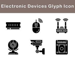 electrónico dispositivos vector icono conjunto