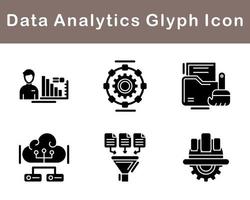 Data Analytics Vector Icon Set