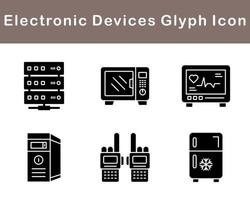 electrónico dispositivos vector icono conjunto