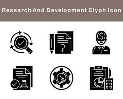 Research And Development Vector Icon Set