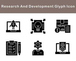 Research And Development Vector Icon Set