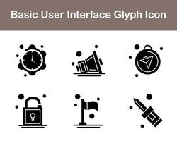 Basic User Interface Vector Icon Set