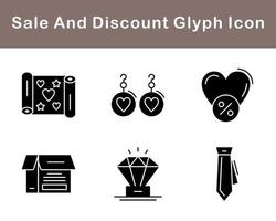 Sale And Discount Vector Icon Set