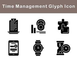 Time Management Vector Icon Set