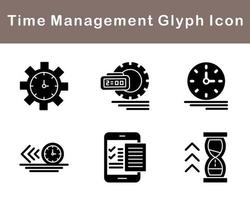 Time Management Vector Icon Set