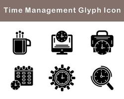 Time Management Vector Icon Set