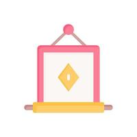 paper scroll icon for your website design, logo, app, UI. vector