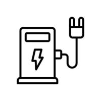 eléctrico estación icono para tu sitio web diseño, logo, aplicación, ui vector