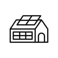 solar home icon for your website design, logo, app, UI. vector