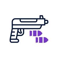 gun icon for your website design, logo, app, UI. vector