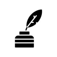 inkwell icon for your website design, logo, app, UI. vector