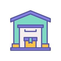 warehouse icon for your website design, logo, app, UI. vector