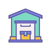 warehouse icon for your website design, logo, app, UI. vector