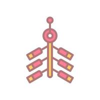 firecracker icon for your website design, logo, app, UI. vector