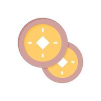 lucky coin icon for your website design, logo, app, UI. vector