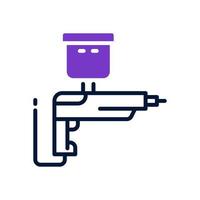 spray gun icon for your website, mobile, presentation, and logo design. vector