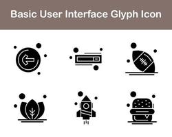 Basic User Interface Vector Icon Set