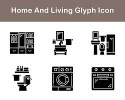 Home And Living Vector Icon Set