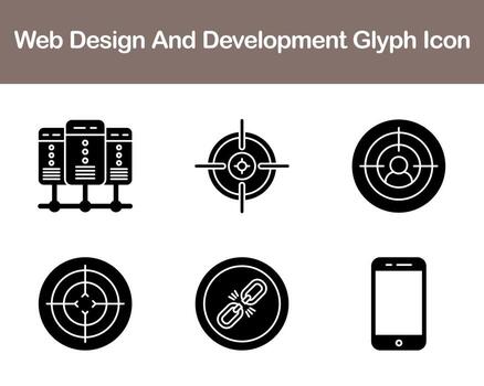 Web Design And Development Vector Icon Set