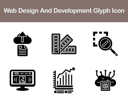 Web Design And Development Vector Icon Set