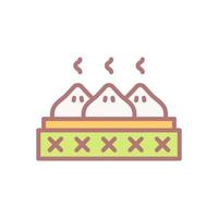 baozi icon for your website design, logo, app, UI. vector