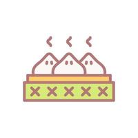 baozi icon for your website design, logo, app, UI. vector