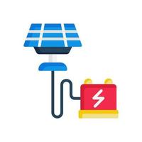 solar panel icon for your website design, logo, app, UI. vector