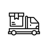 delivery truck icon for your website design, logo, app, UI. vector