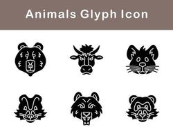 animales vector icono conjunto