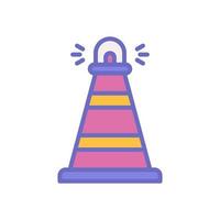 traffic cone icon for your website design, logo, app, UI. vector