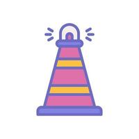 traffic cone icon for your website design, logo, app, UI. vector