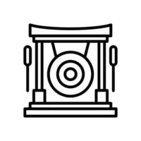 gong icon for your website design, logo, app, UI. vector