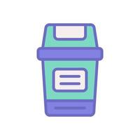 trash bin icon for your website design, logo, app, UI. vector