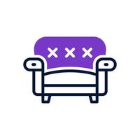 sofa icon for your website design, logo, app, UI. vector